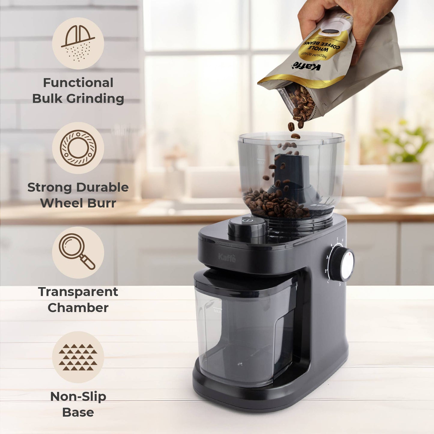 Electric Burr Coffee Grinder