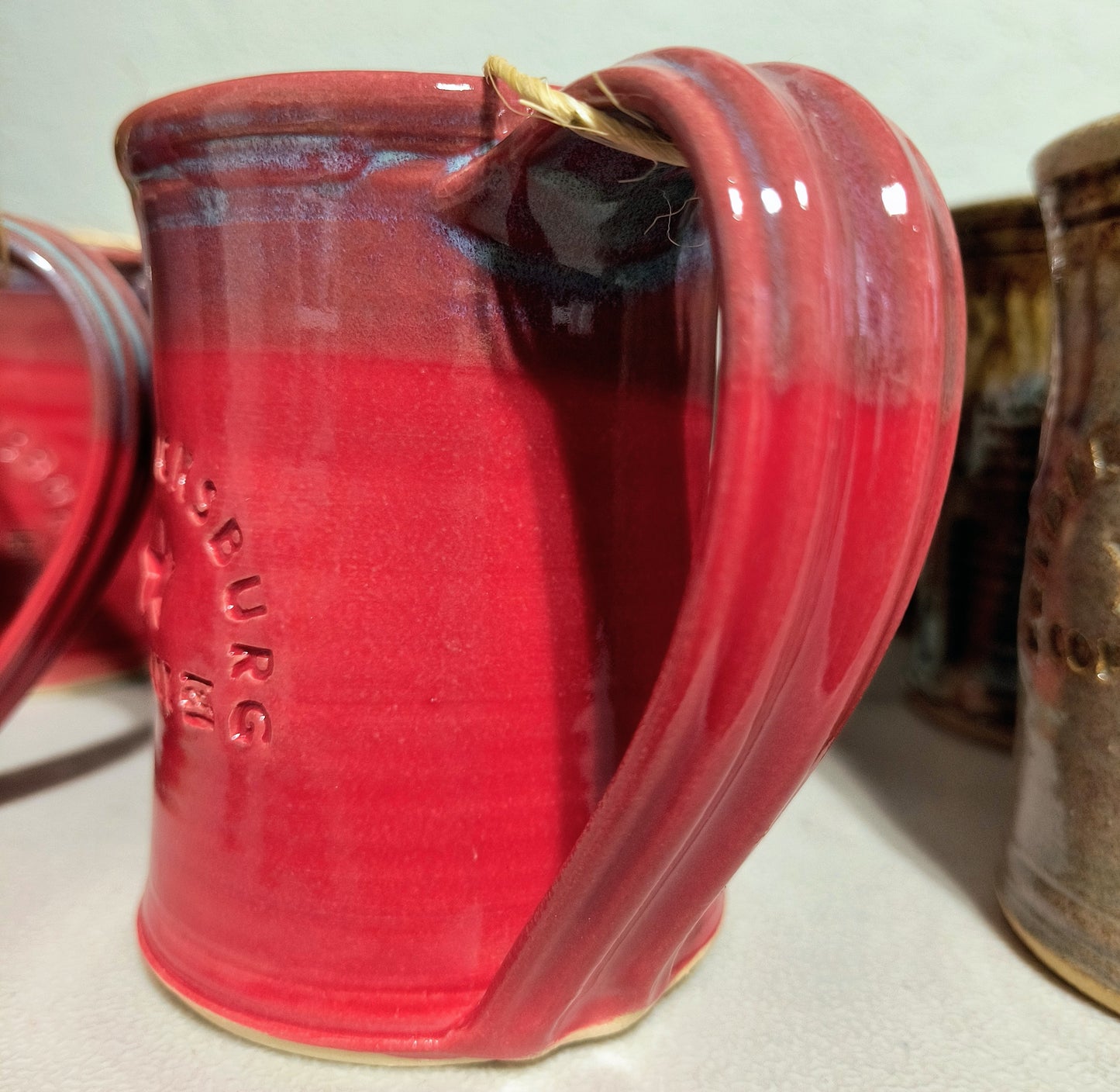 Hand Thrown Branded Mug by Hill Country Pottery