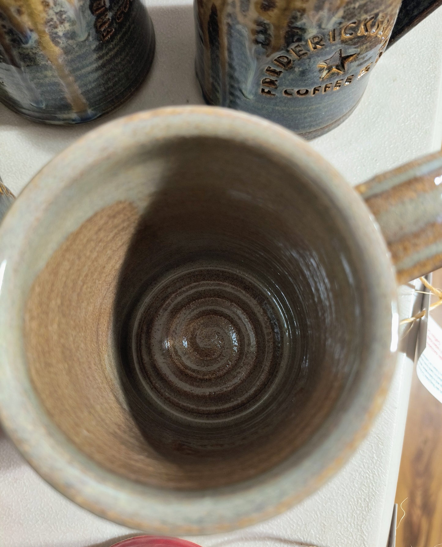 Hand Thrown Branded Mug by Hill Country Pottery