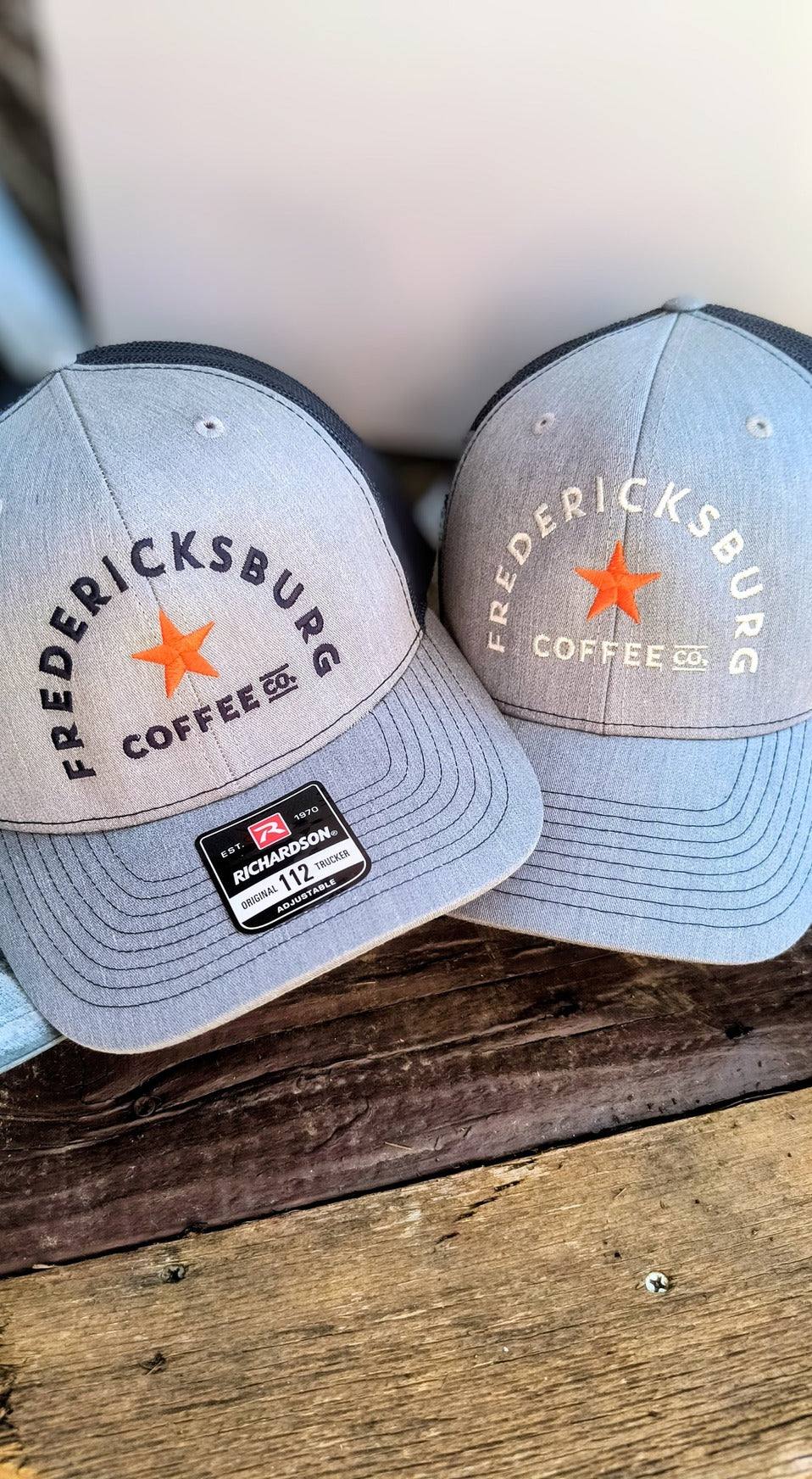 Richardson Snapback Trucker Cap Heather Grey/Navy
