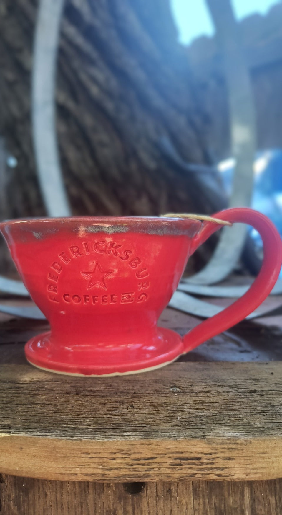 Hand Thrown Branded Pour Over by Hill Country Pottery